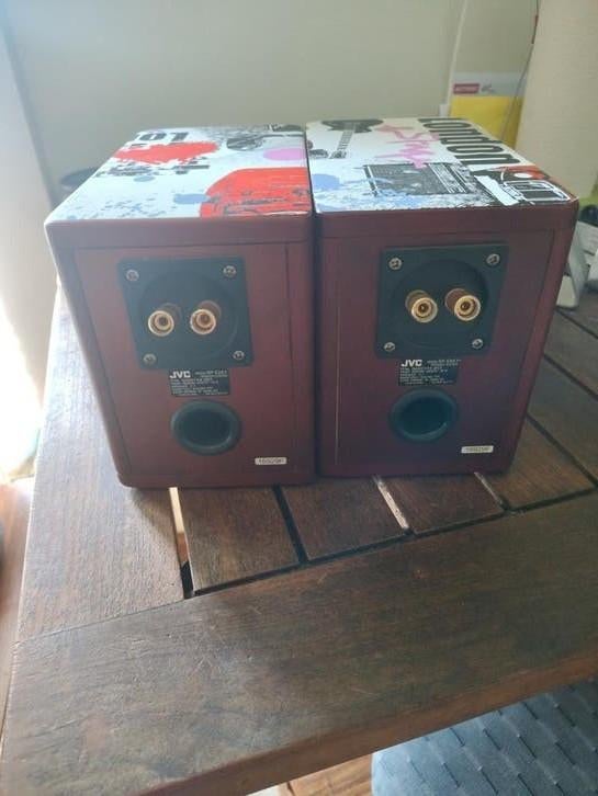 JVC SP-EXA 1 Woodcone Speakers, TV, Hi-fi & Vidéo, Enlèvement, Comme neuf, JVC