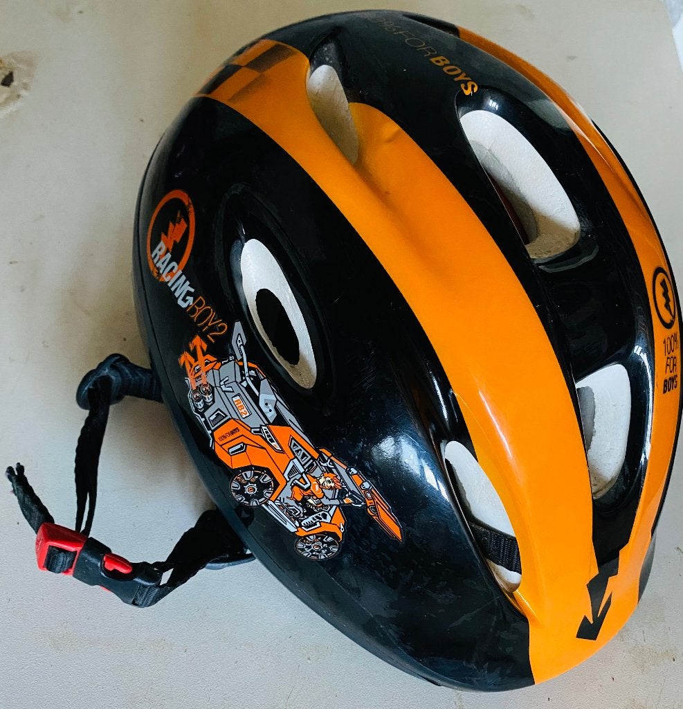 Casque vélo garçon 52-56cm, Vélos & Vélomoteurs, Accessoires vélo | Casques de vélo, Enlèvement, Utilisé, Garçon