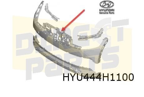 Hyundai Ioniq 5 (10/21-) voorbumper (te spuiten) Origineel!, -, -, Nieuw, Bumper