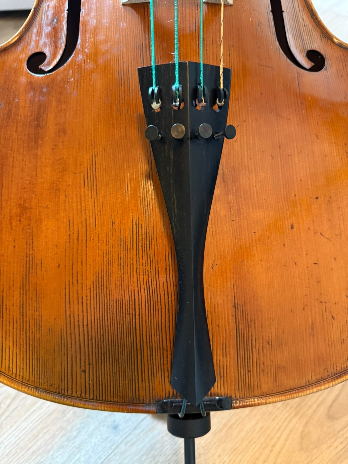 Bois d’Harmonie Hill style ebony cello tailpiece, Musique & Instruments, Enlèvement ou Envoi, Comme neuf