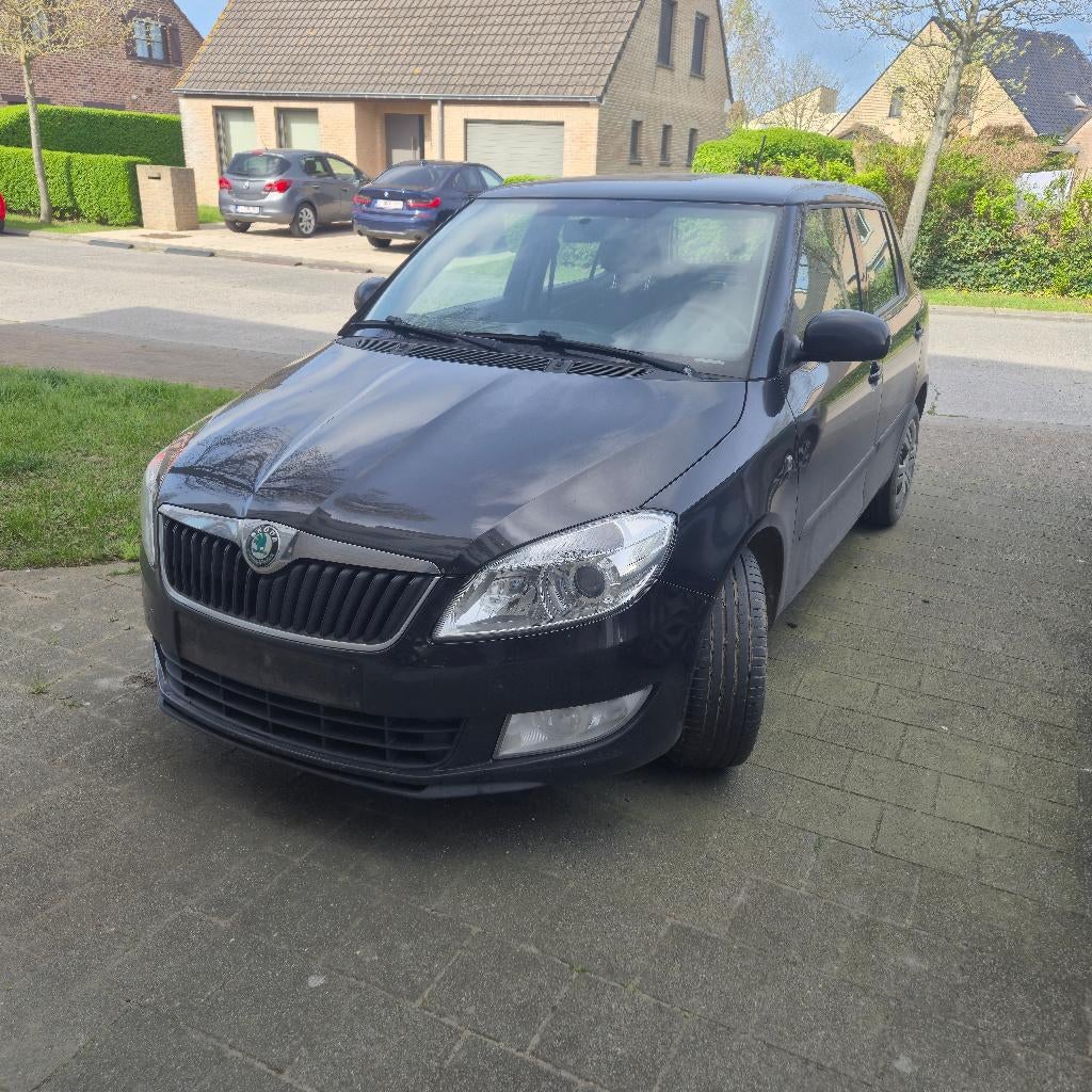 Skoda Fabia 2, Auto's, Zwart, Zwart, Particulier, Te koop