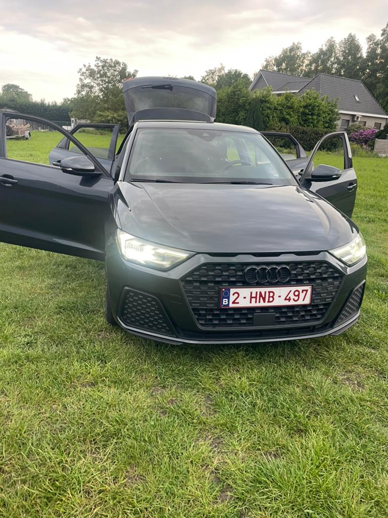 Audi A1 automaat, Auto's, Audi, A1, Euro 6, Zwart, Leder
