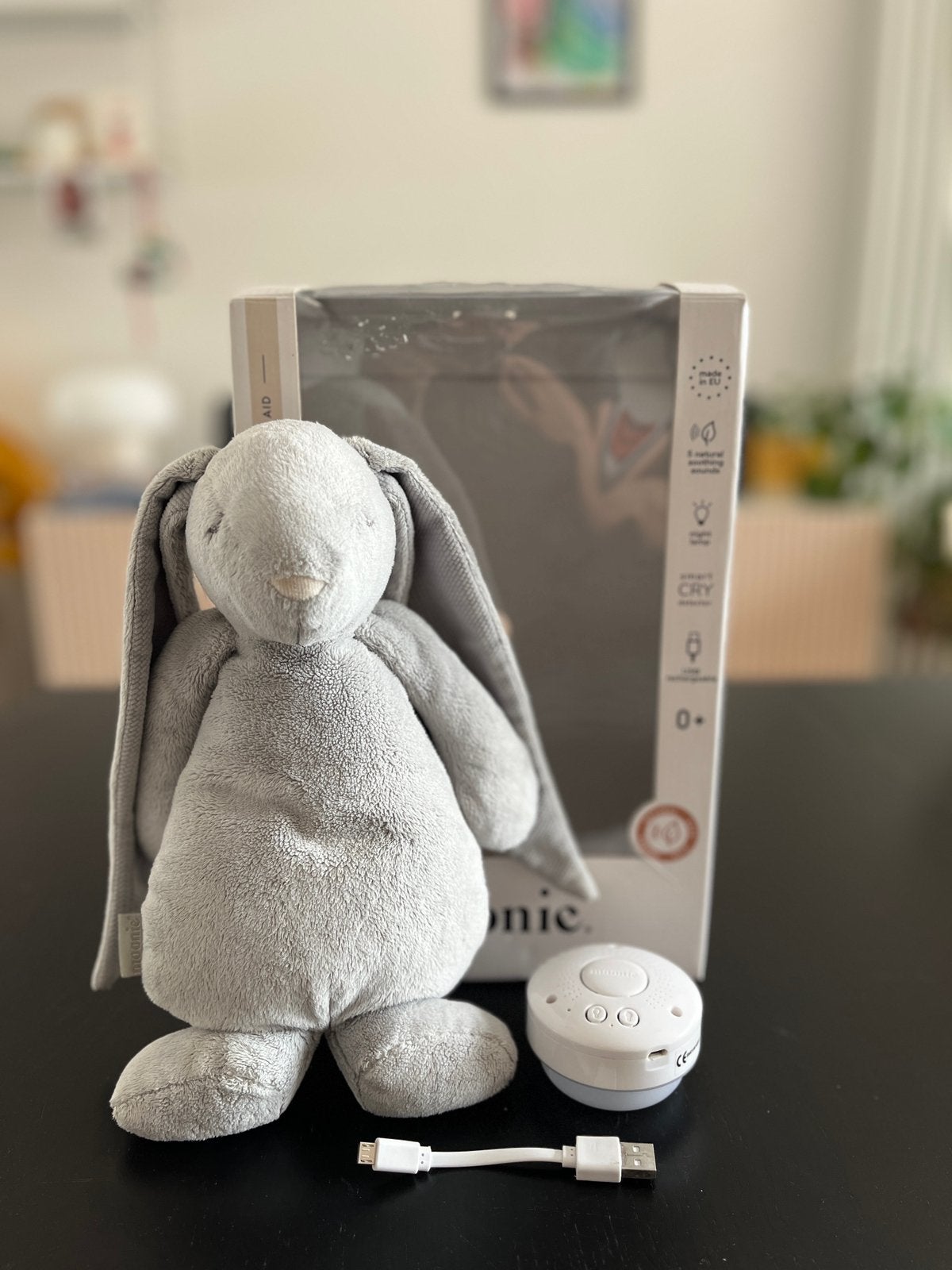 Moonie - knuffelkonijn slaaphulp, Ophalen, Zo goed als nieuw