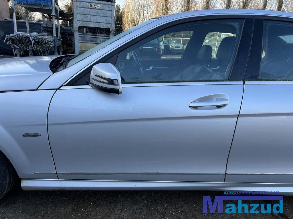 MERCEDES C KLASSE W204 zilver 775 Links voor deur 2007-2013, Auto-onderdelen, Gebruikt, Mercedes-Benz AG, Deur, Mercedes-Benz