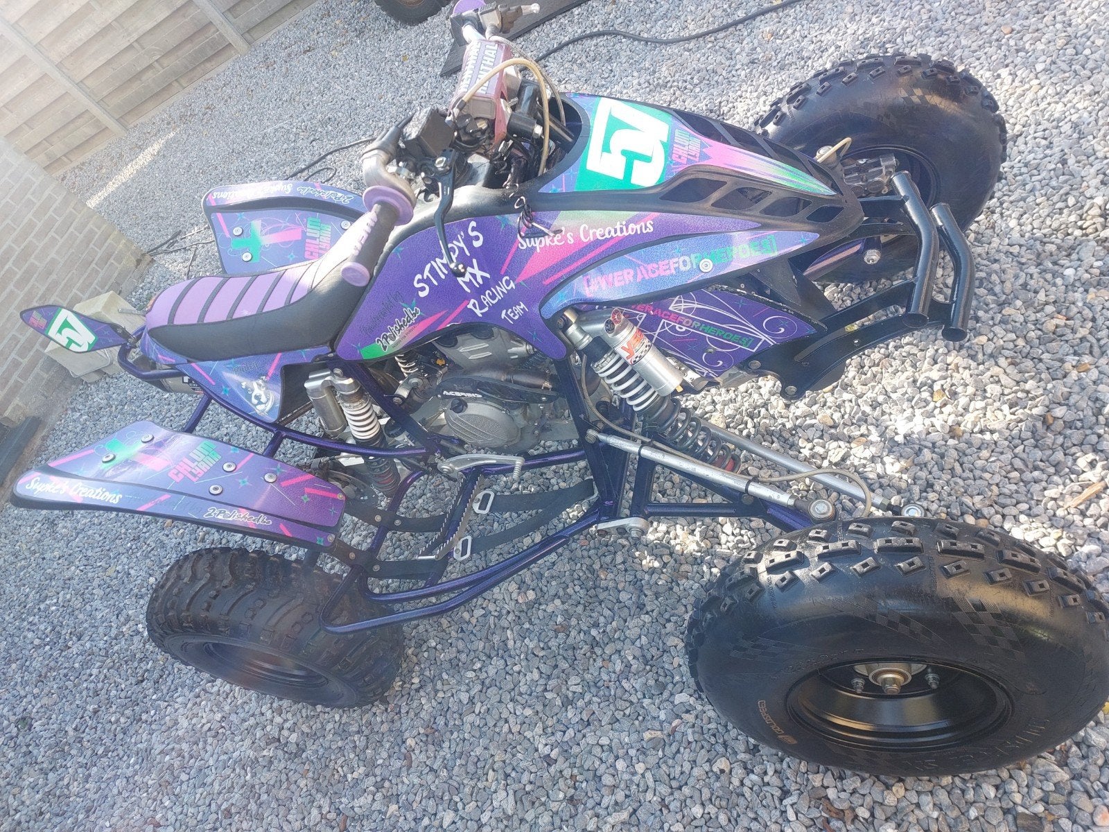 wtec met ktm sxf250 motor, ideale jeugd crossquad w-tec, Motoren, 1 cilinder, 250 cc
