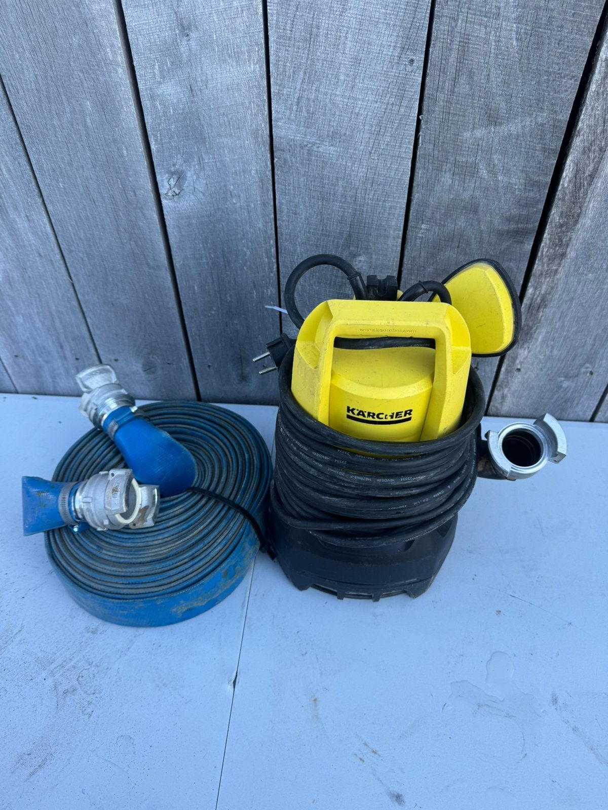 Karcher dompelpomp, Ophalen, Zo goed als nieuw
