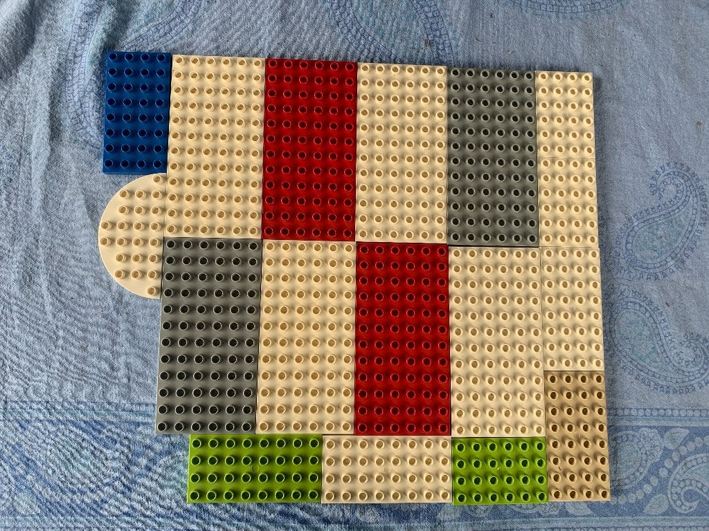 LEGO DUPLO: LOT GRONDPLATEN, Ophalen of Verzenden, Zo goed als nieuw, Grondplaat, Duplo