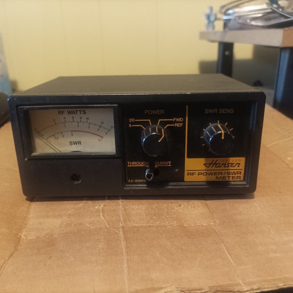 Hansen FS-20D Power/SWR meter, Ophalen of Verzenden, Gebruikt, Zender en Ontvanger