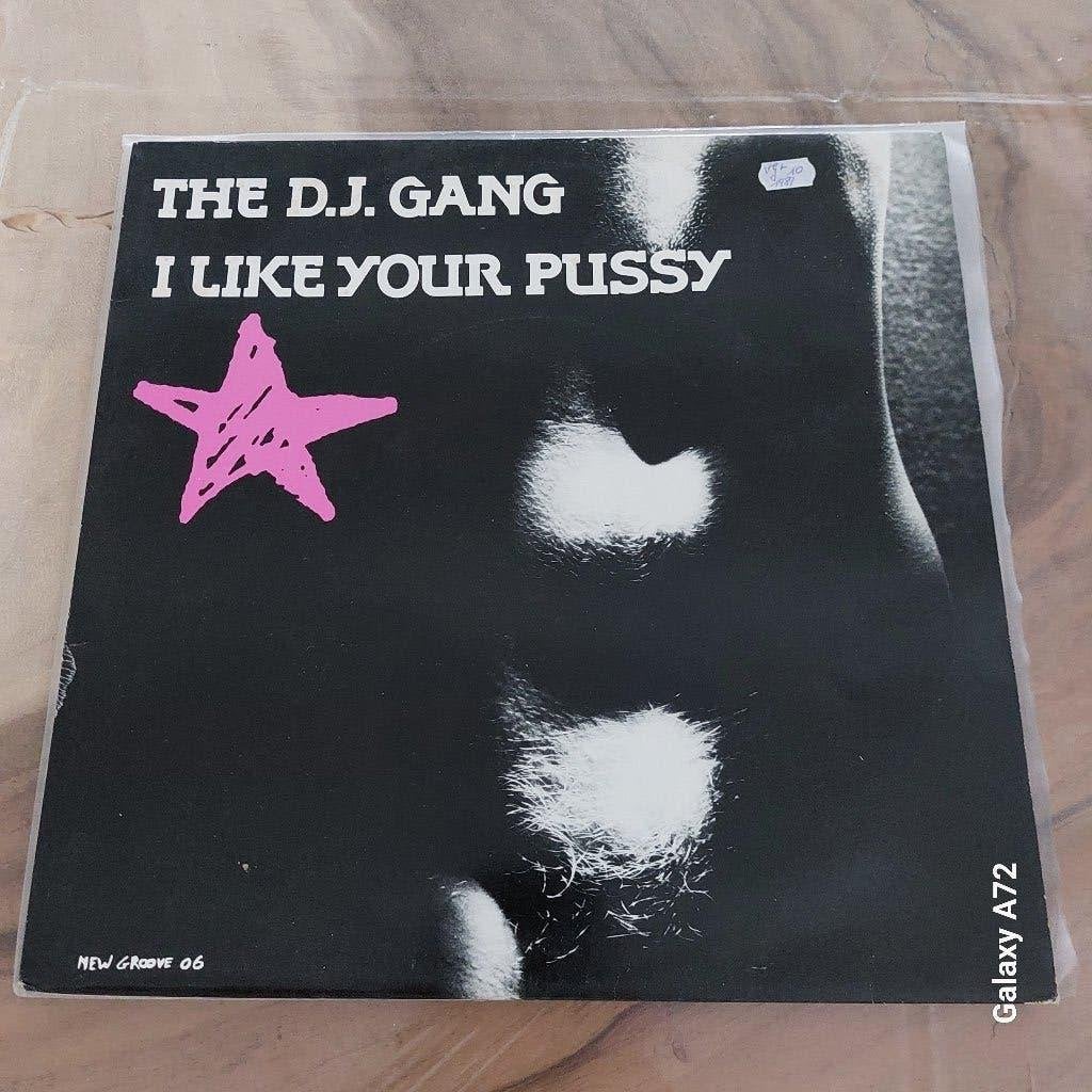 the dj gang i like your pussy 12 inch maxi, Gebruikt, Maxi-single, 1980 - 1989, Ophalen of Verzenden
