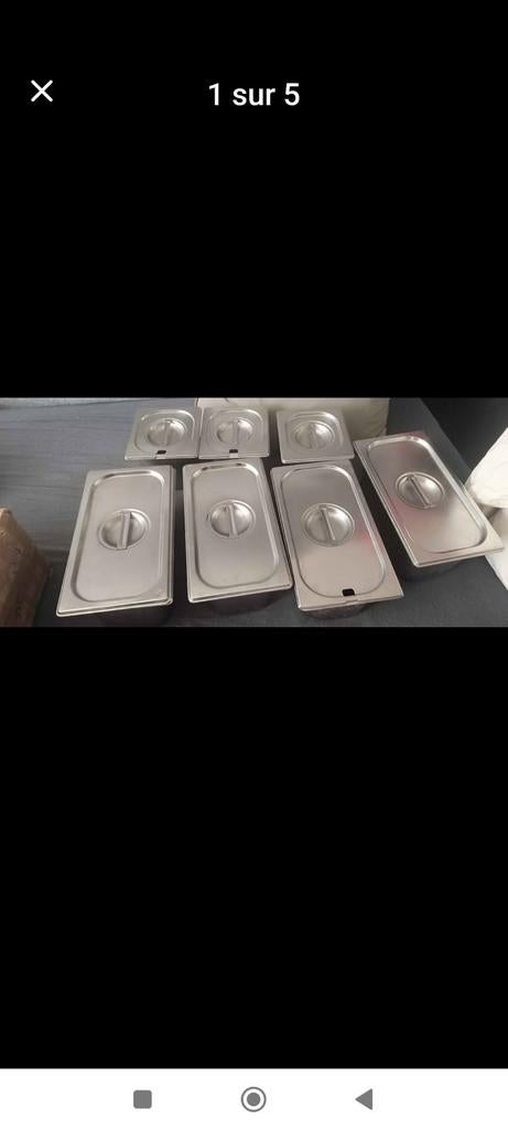 Bac inox professionnel