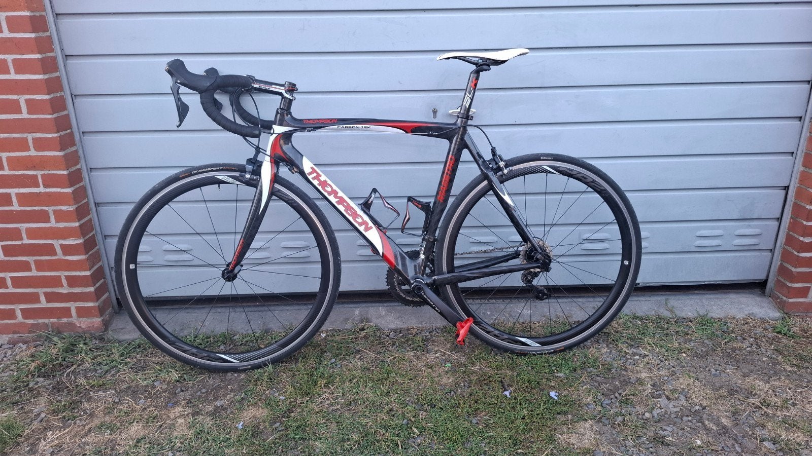 Thompson carbon, Fietsen en Brommers, Ophalen, 28 inch, Carbon, Velgrem