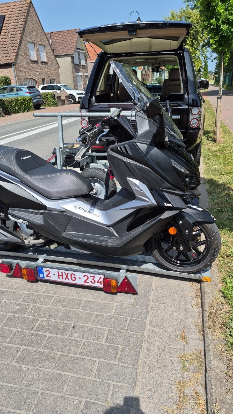 MOTOR trailer TE HUUR, Auto diversen, Aanhangers en Bagagewagens, Ophalen
