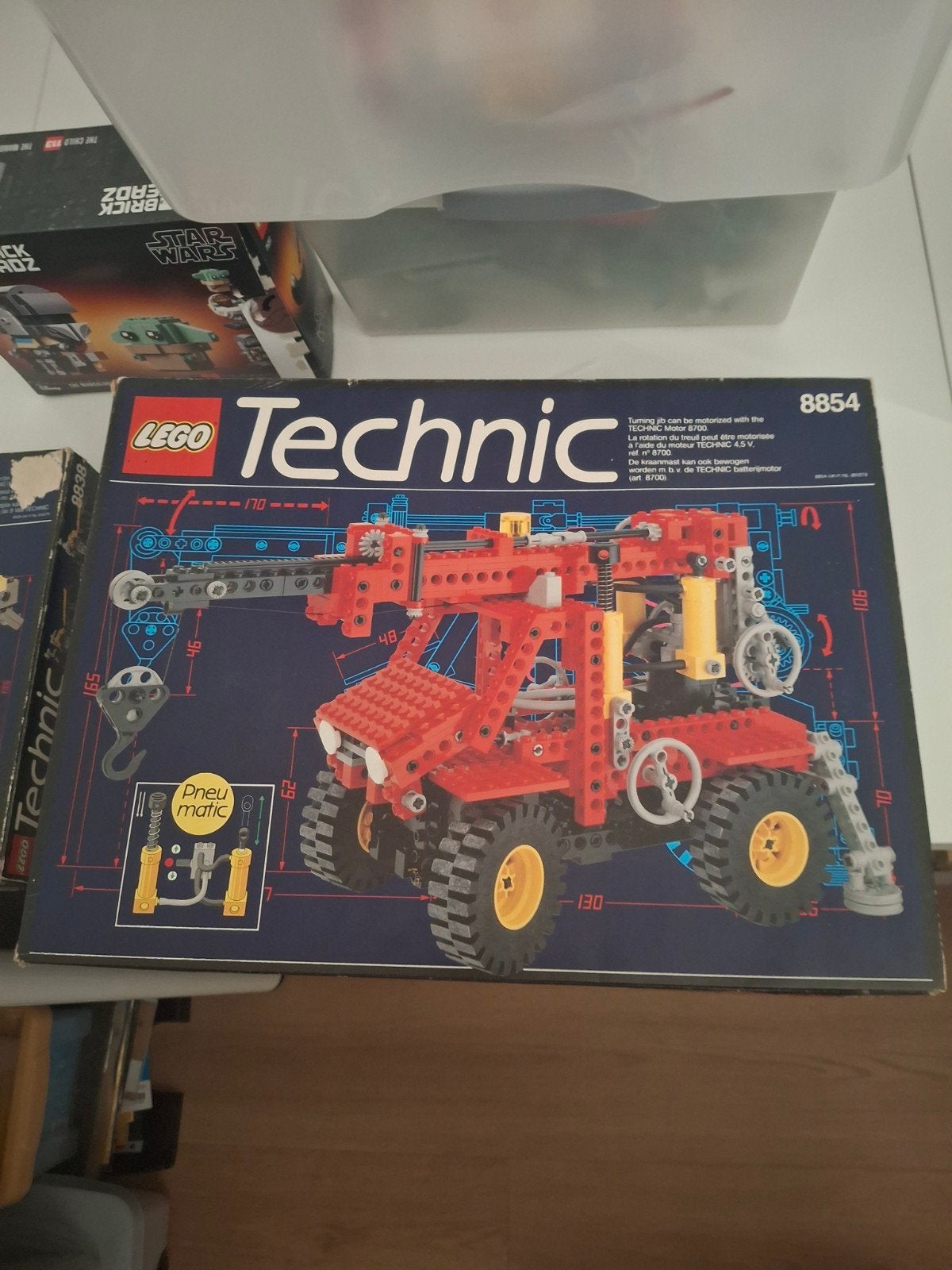 technics lego crane, Enlèvement