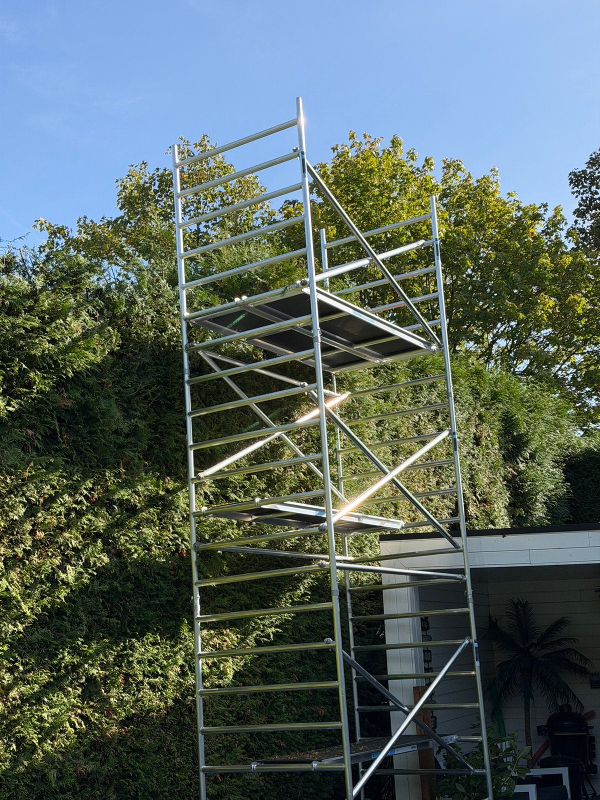 Rolsteiger te huur, Doe-het-zelf en Bouw, Ophalen of Verzenden, Nieuw, Rolsteiger of Kamersteiger, 5 meter of hoger