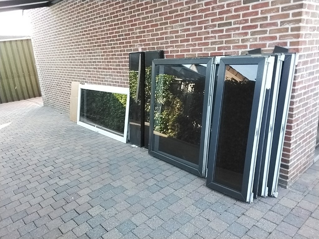 Gratis dubbel glas thermopan, Doe-het-zelf en Bouw, Glas en Ramen, Gebruikt, Glasplaat, Ophalen