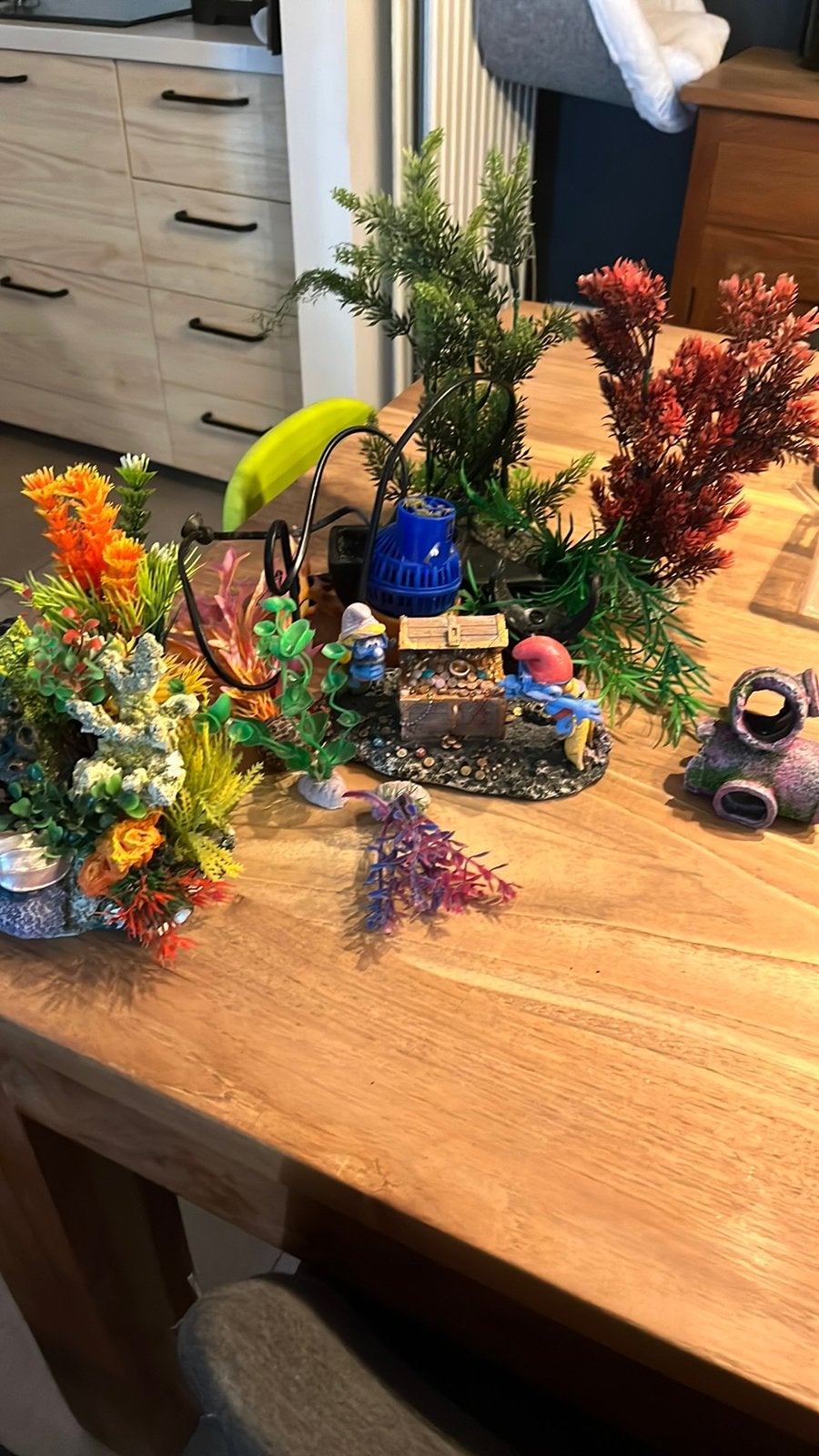 Decoratie aquarium