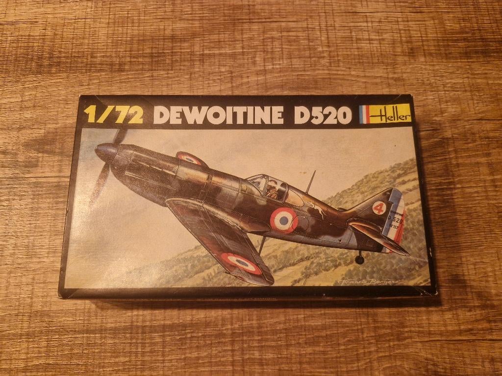 Heller 1/72 Dewoitine D520, Hobby en Vrije tijd, Modelbouw | Vliegtuigen en Helikopters, 1:72 tot 1:144, Ophalen of Verzenden