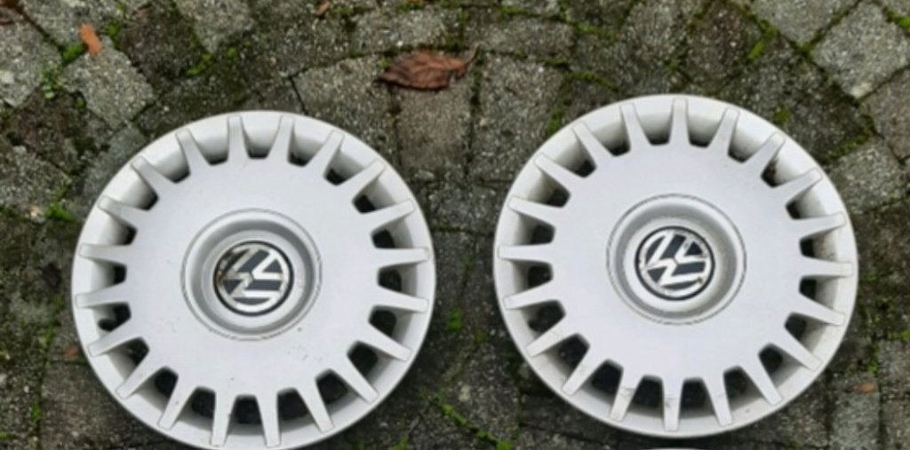2 enjoliveurs VW 15 pouces, Enlèvement ou Envoi, Utilisé
