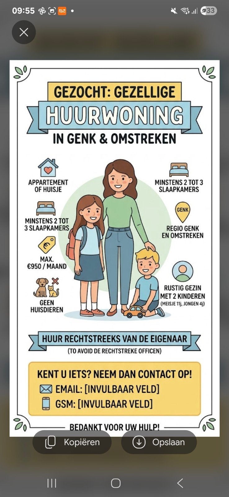 huis of apartement gezocht regio genk /omstreke