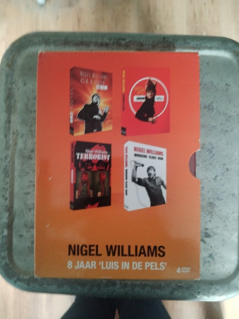 Nigel Williams pakket (5 dvds), Cd's en Dvd's, Dvd's | Cabaret en Sketches, Stand-up of Theatershow, Overige artiesten, Alle leeftijden