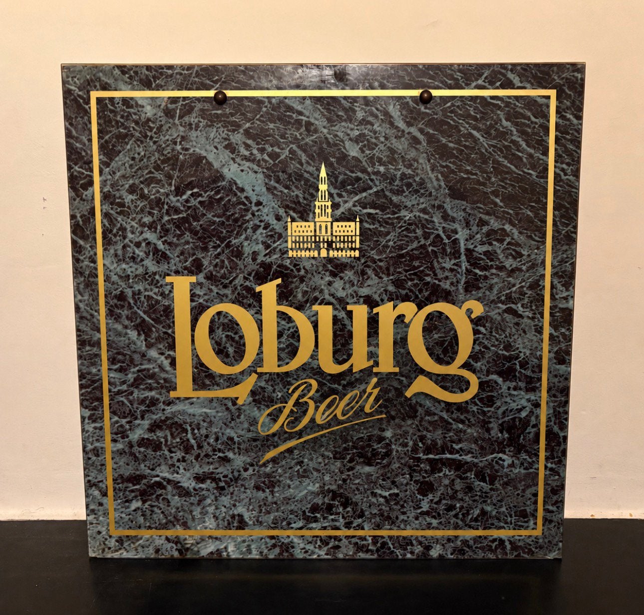 Loburg vintage glasbier H50. DE 50, Ophalen