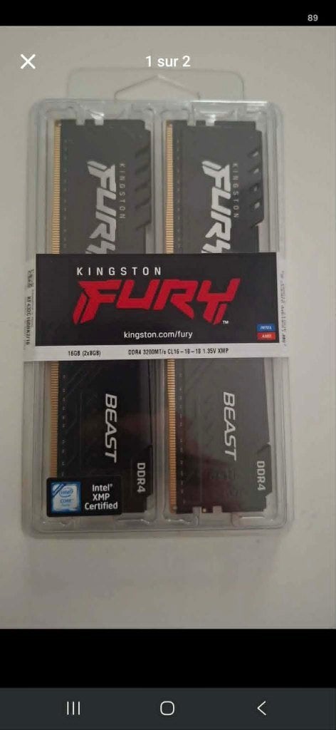 Kingston FURY Beast 16 Go DDR4 3200 MHz, Computers en Software, RAM geheugen, Ophalen, DDR4, Nieuw, Desktop