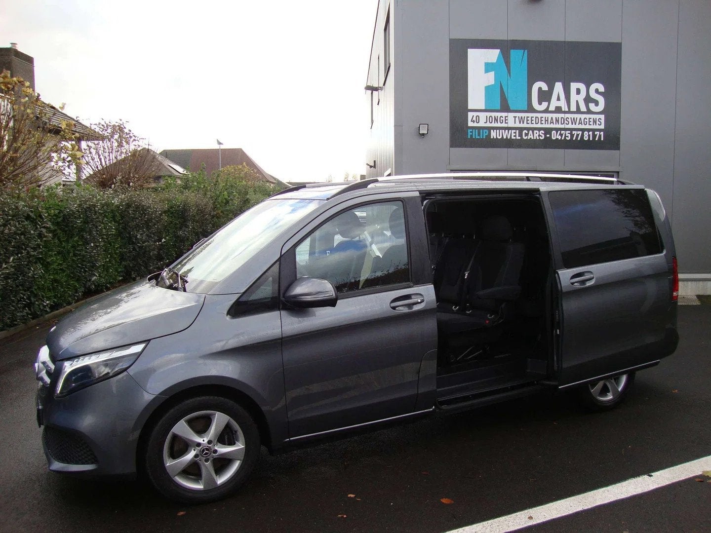 Mercedes-Benz V-Class 220 d, L2, dub. cabine, 5 pl, lichte v, Autos, Cuir, Argent ou Gris, Achat, Entreprise