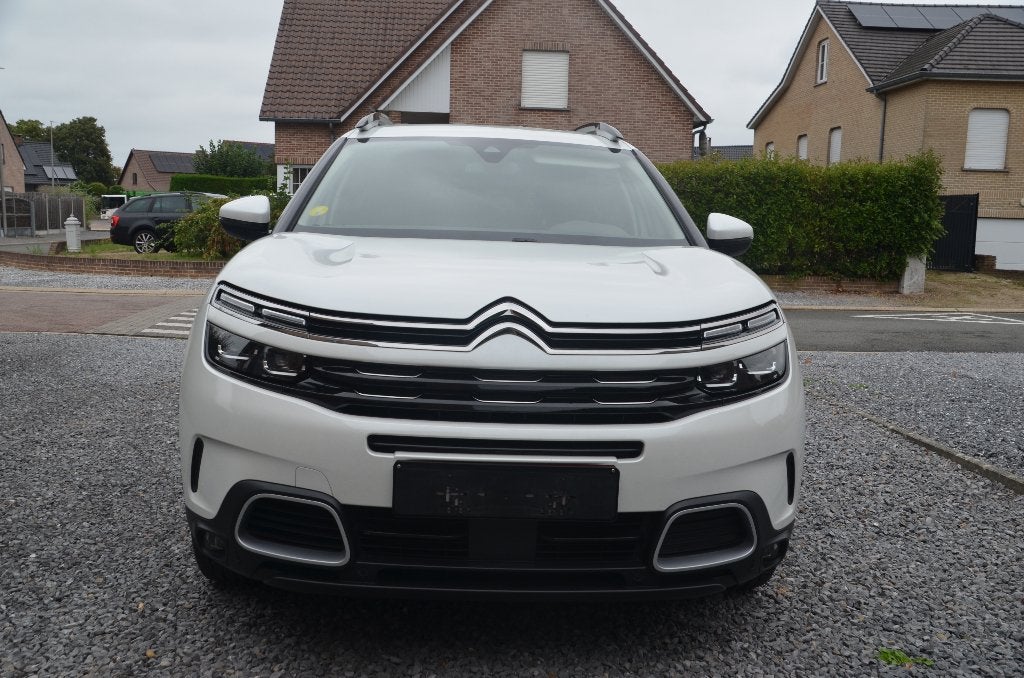 CITROEN C5 AIRCROSS 1.5 BLEU HDI SHINE(BJ 2020 AUTOMAAT), Auto's, 4 cilinders, 1505 kg, Wit, Leder
