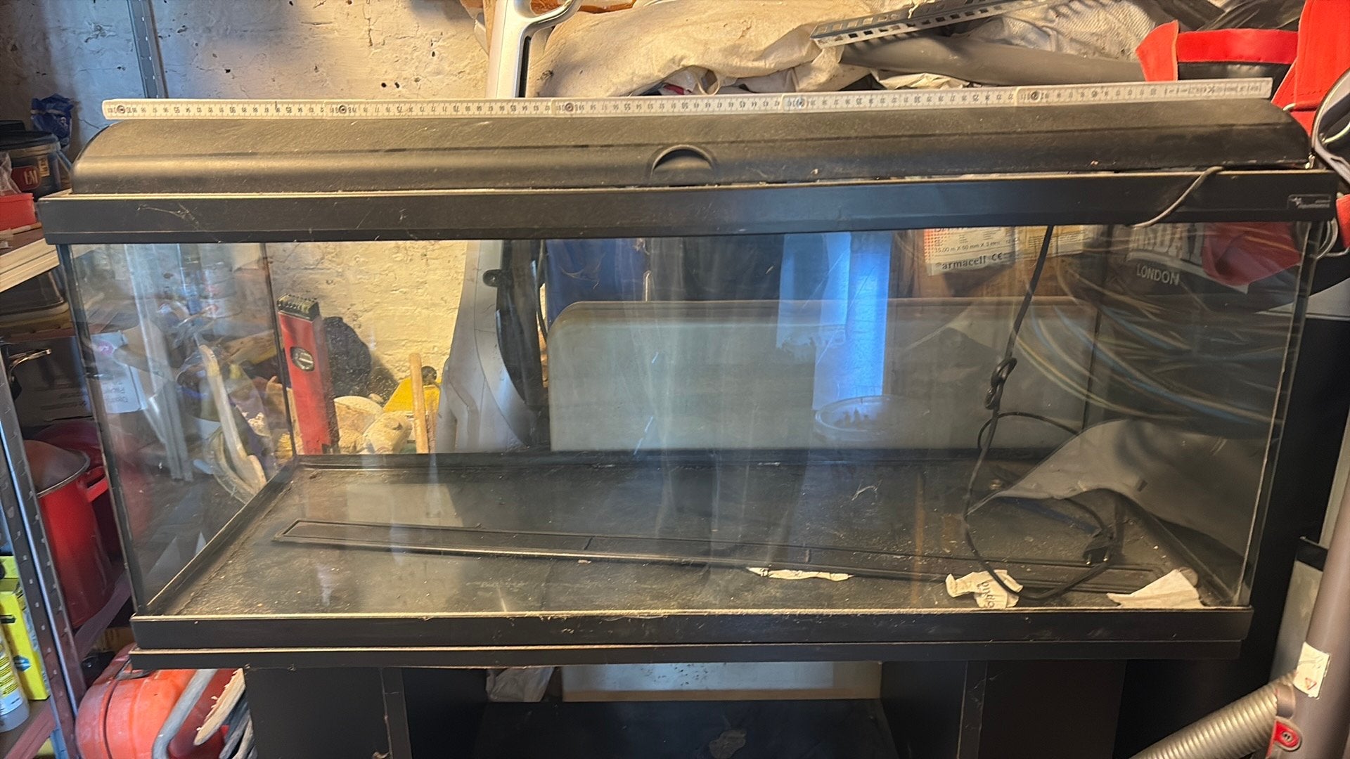 Aquarium 100x40x40 avec meuble, Animaux & Accessoires, Poissons | Aquariums & Accessoires, Enlèvement, Utilisé
