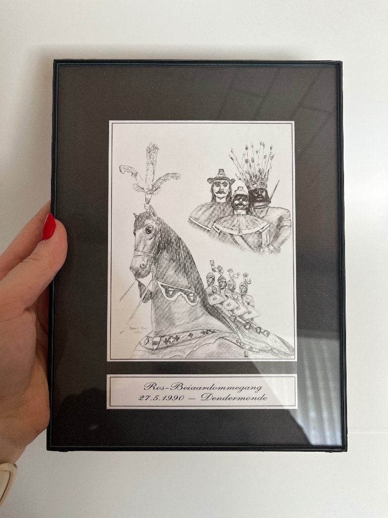 Tekening Ros Beiaard, Ophalen