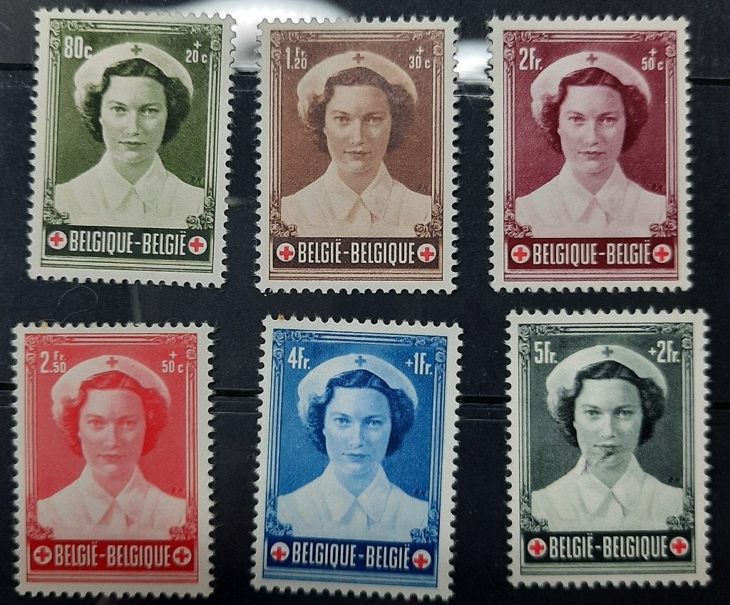 1953 - OBP 912/917** - postfris, Sans timbre, Enlèvement ou Envoi, Non oblitéré, Autre