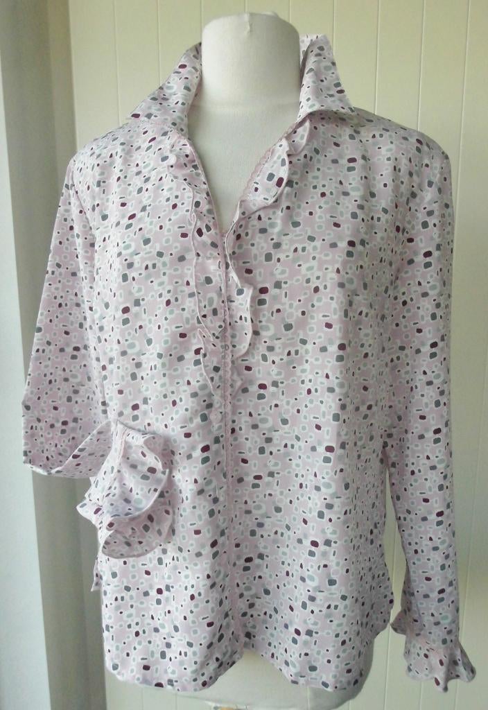 DAMART NOUVEAU Prachtige blouse Maat: L, Ophalen, Overige kleuren, Maat 42/44 (L), Nieuw