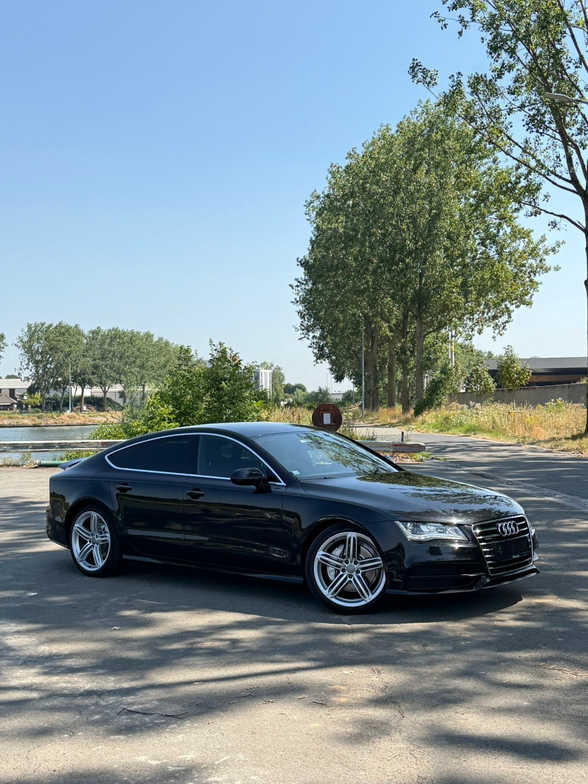 Audi A7 S-line 3.0 TDI V6 Quattro 313pk overname mogelijk, Euro 5, Zwart, Particulier, Dealer onderhouden