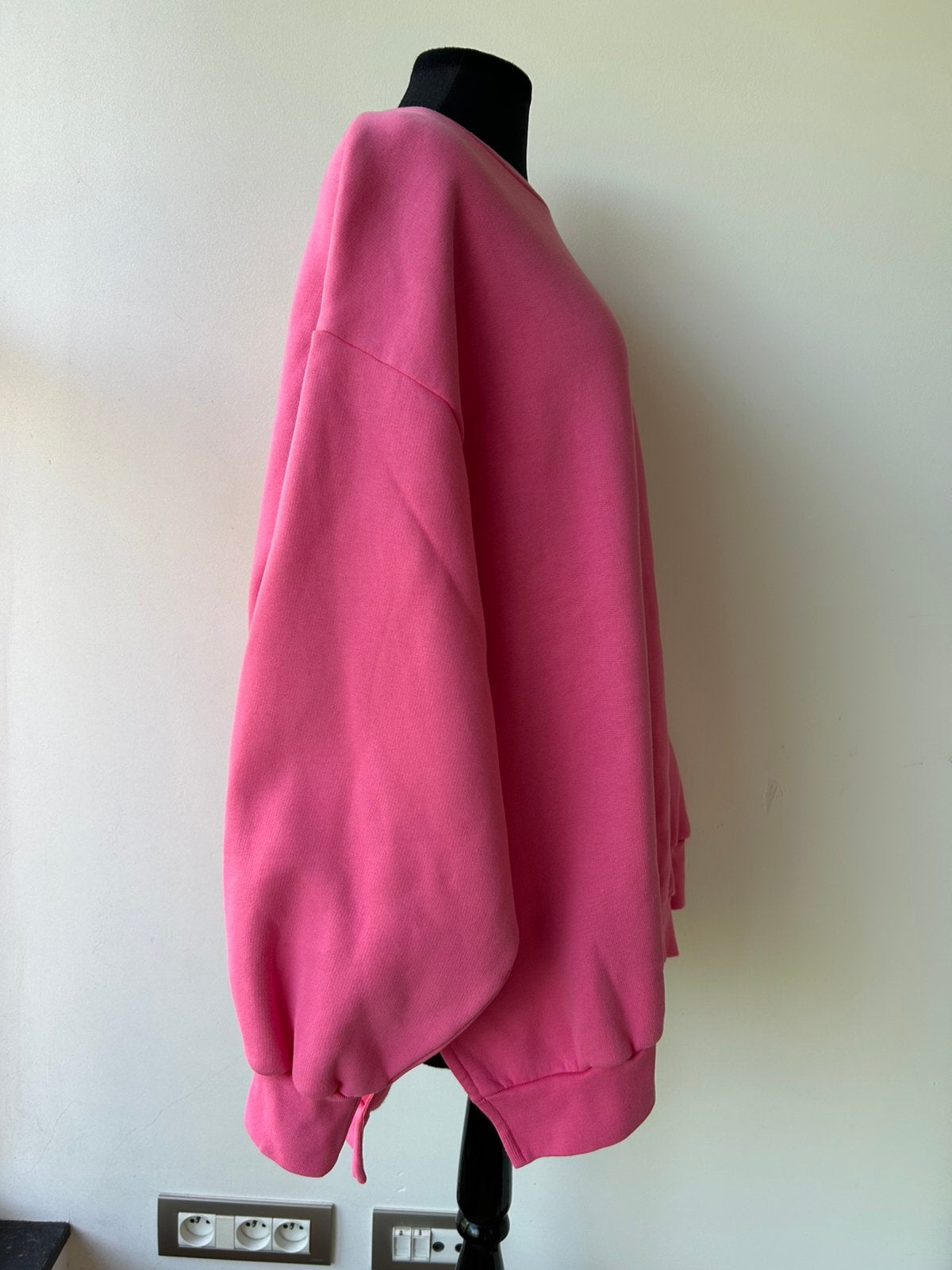 Ame felroze oversized sweater mt s, Verzenden, Zo goed als nieuw, Roze