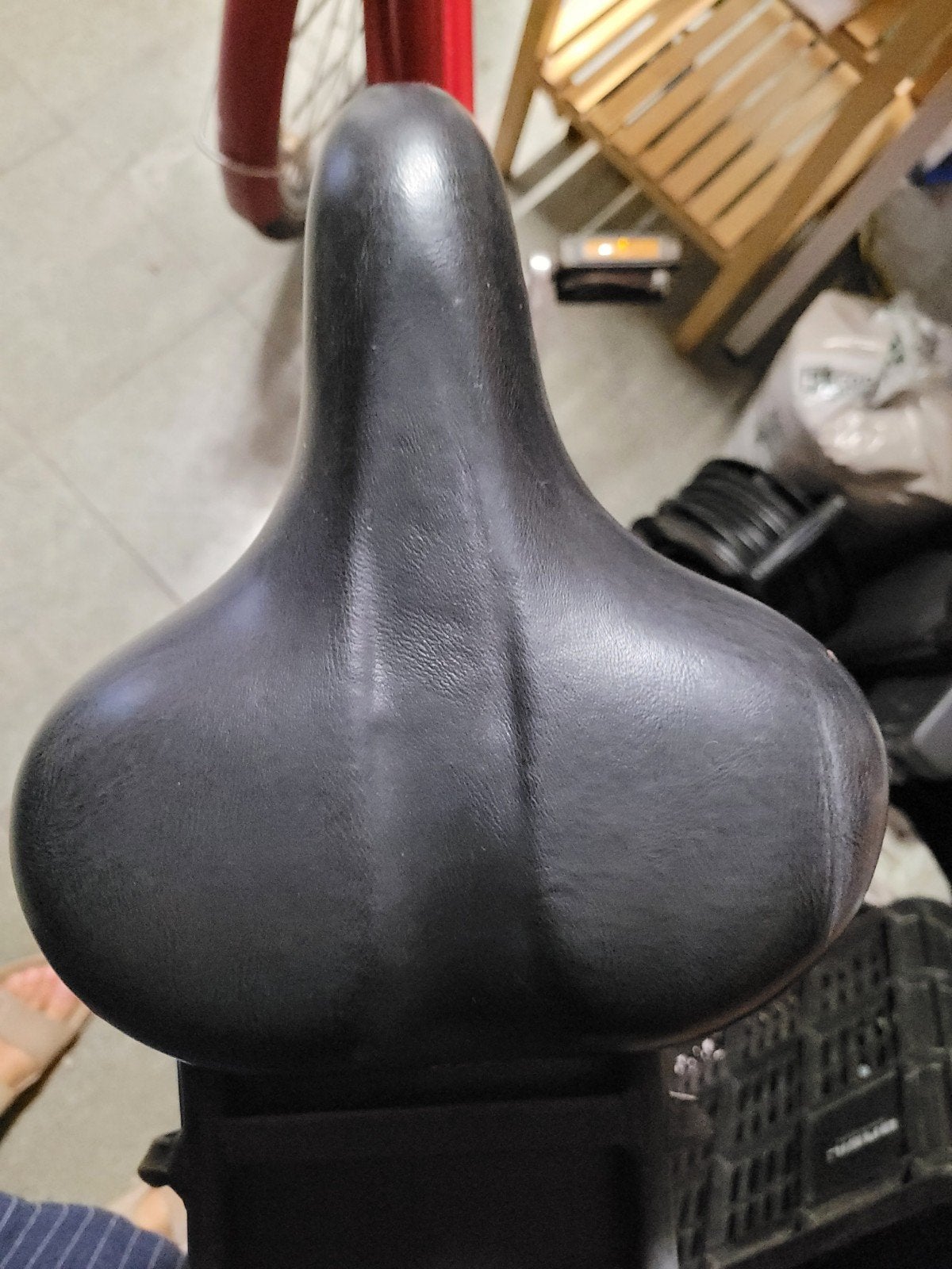 fiets zadel met vering Selle San remo, Ophalen