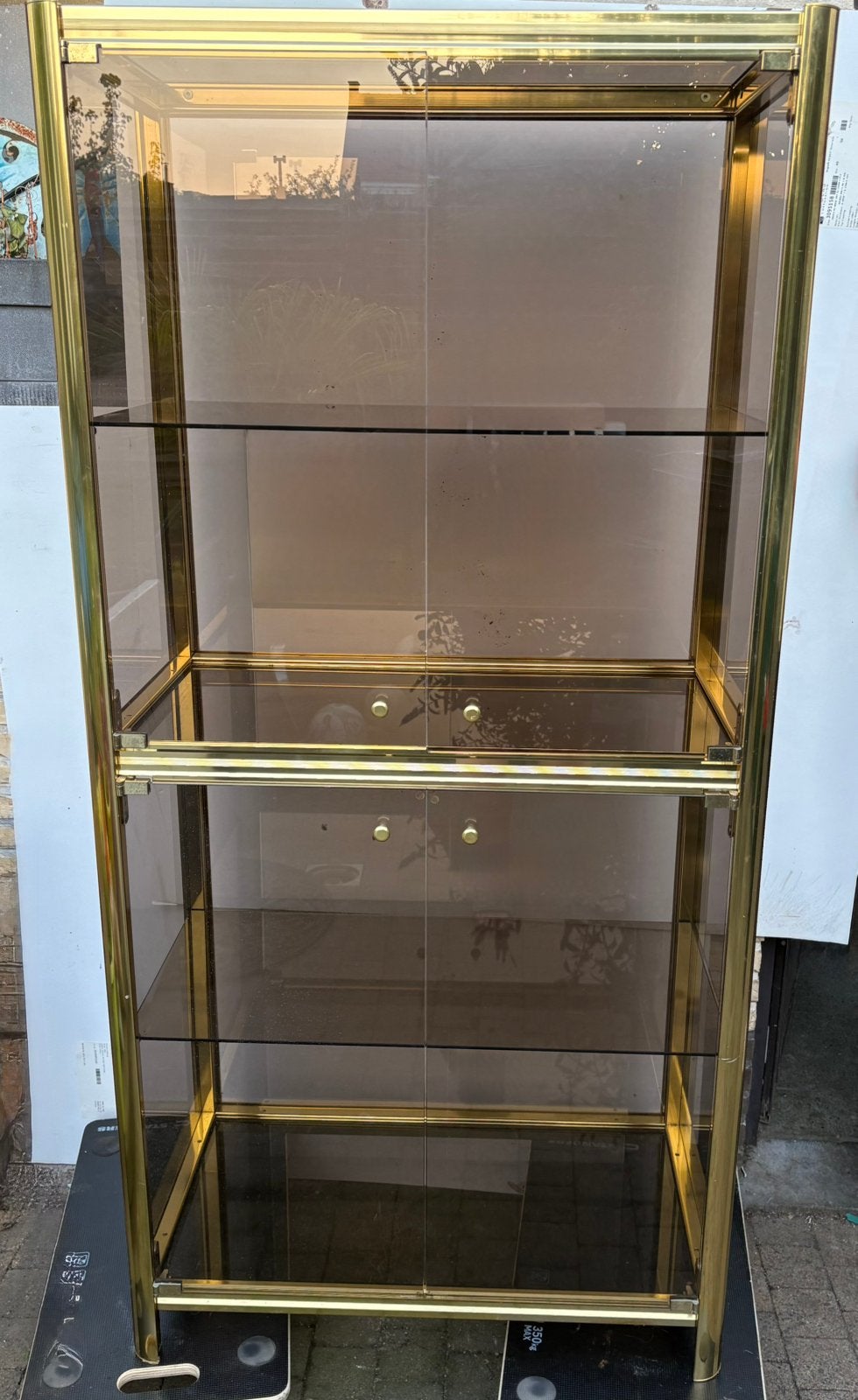 Vitrinekast, Ophalen, 50 tot 100 cm, Glas, 150 tot 200 cm