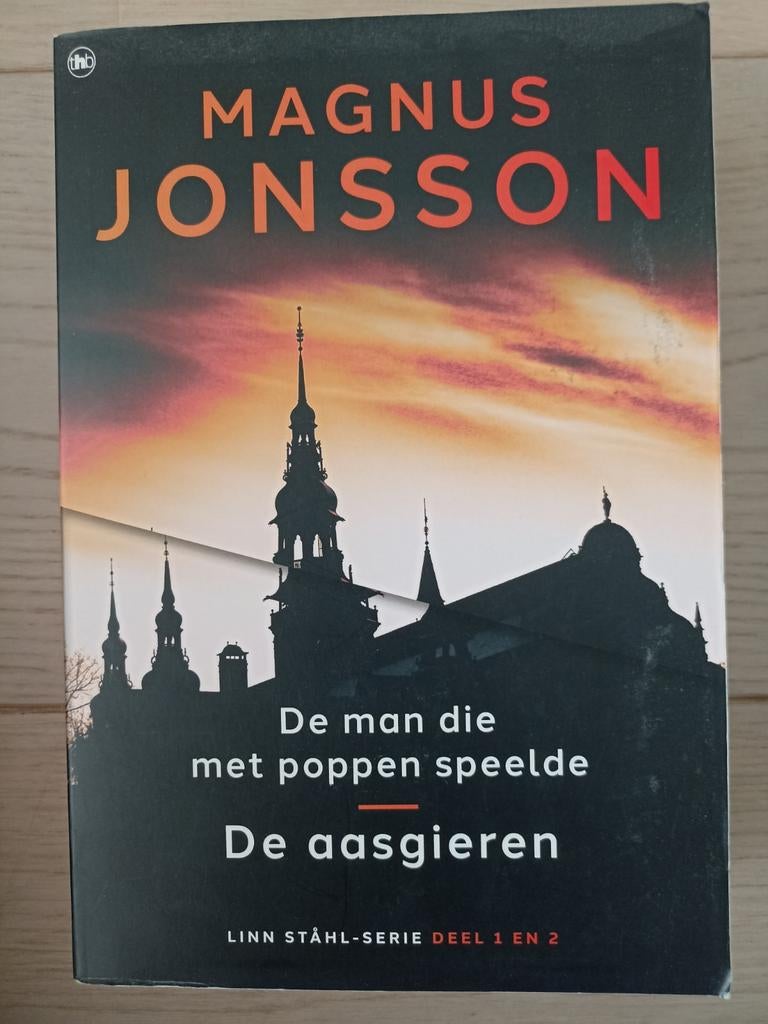 Magnus Jonsson - _2 Scandinavische topthrillers in 1, Boeken, Thrillers, Ophalen
