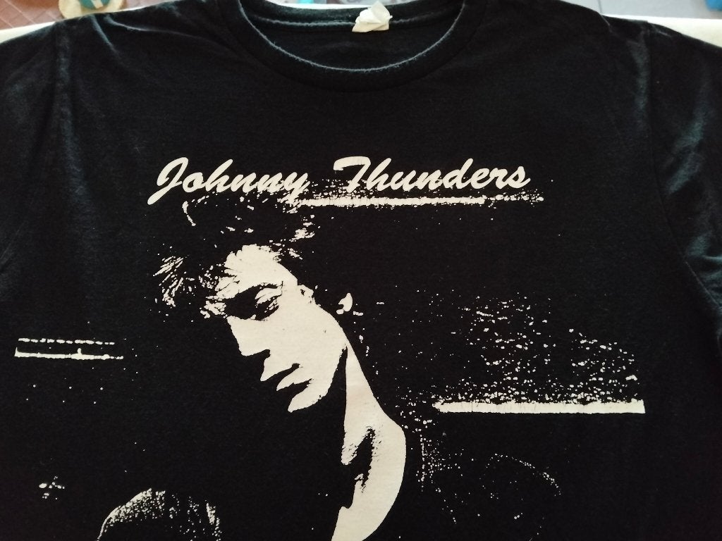 T-shirt Johnny Thunders, Ophalen, Nieuw, Maat 56/58 (XL), Zwart