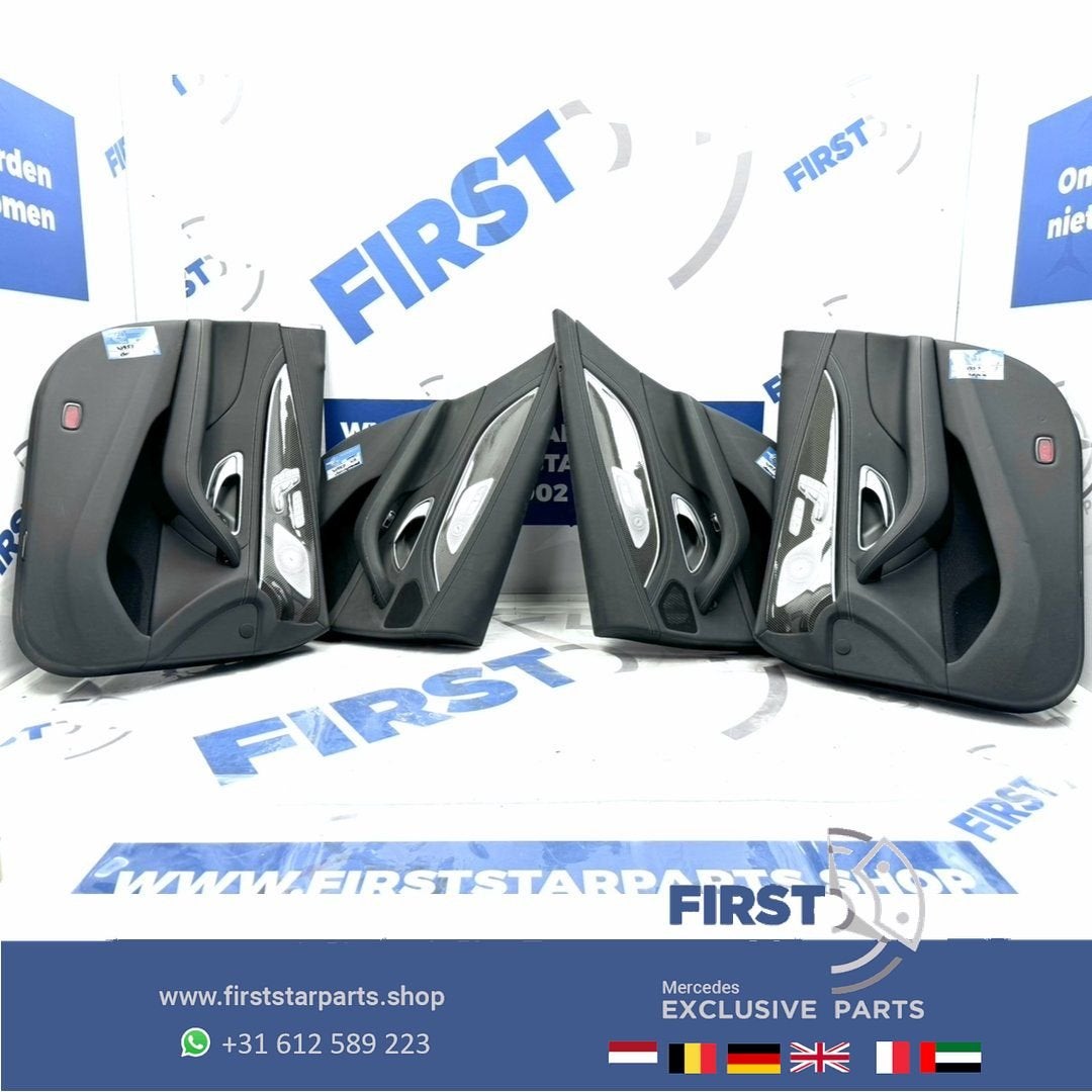 W257 C257 CLS KLASSE CARBON DEURPANEEL SET INTERIEUR LRVA PO, Gebruikt, -, Ophalen of Verzenden, -