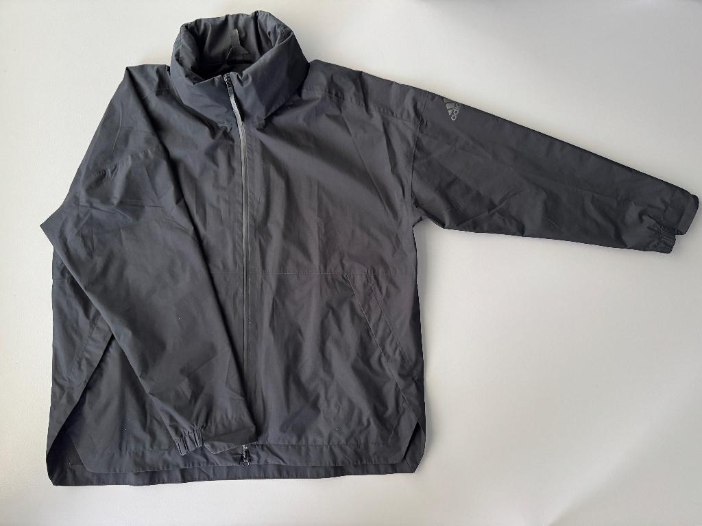 zwarte regenjas Adidas performance urban rain RDY , maat XL, Ophalen, Gedragen, Maat 56/58 (XL)
