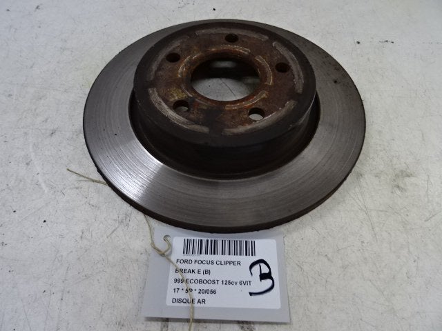 REMSCHIJF ACHTER Ford Focus 3 Wagon (01-2010/02-2020), Auto-onderdelen, Remmen en Aandrijving, Ford, Gebruikt