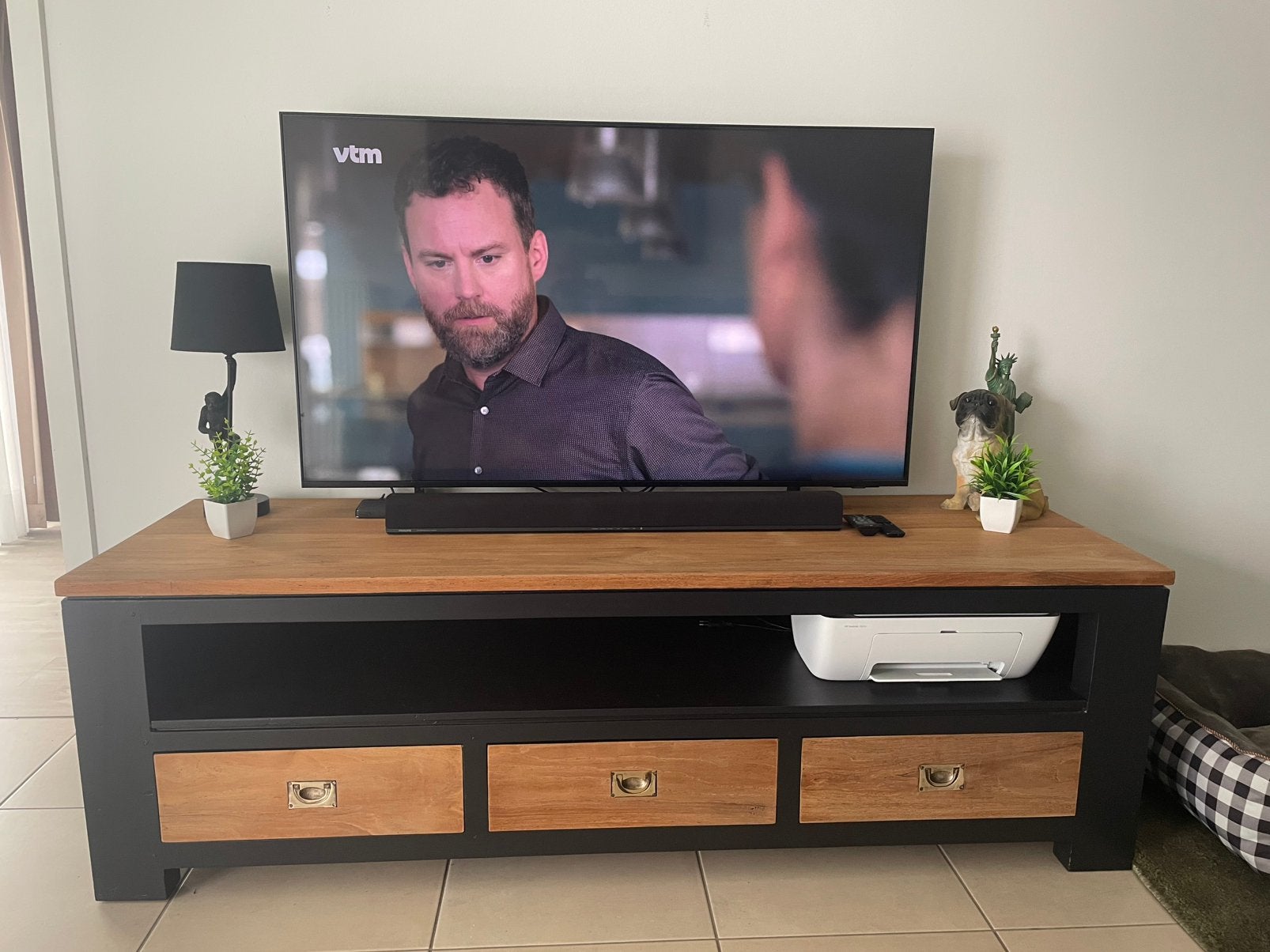 Teak tv kast, Ophalen, Zo goed als nieuw