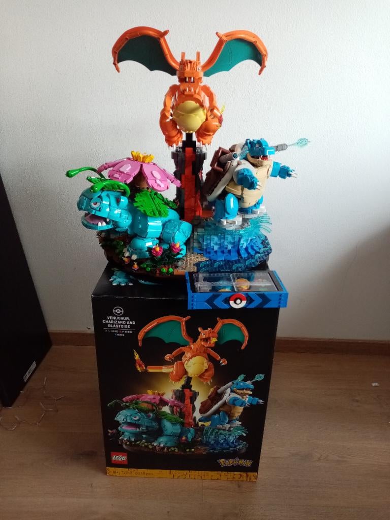 Lego Venusaur, Charizard en Blastoise, met GWP, Ophalen, Overige thema's, Lego, Compleet