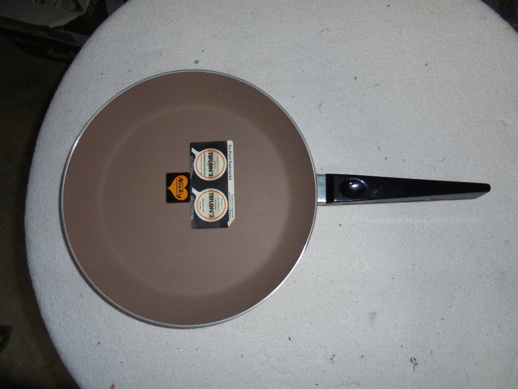 Vintage nieuwe bakpannen, Ophalen of Verzenden, Nieuw, Aluminium, Koekenpan of Braadpan