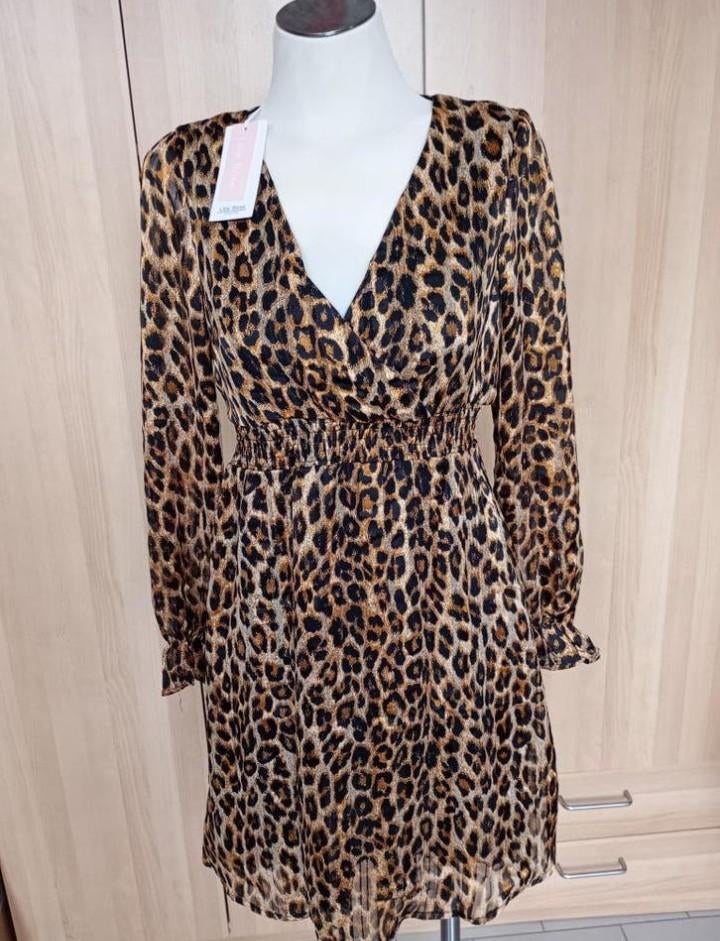 S/M Robe léopard, Enlèvement ou Envoi, Rose
