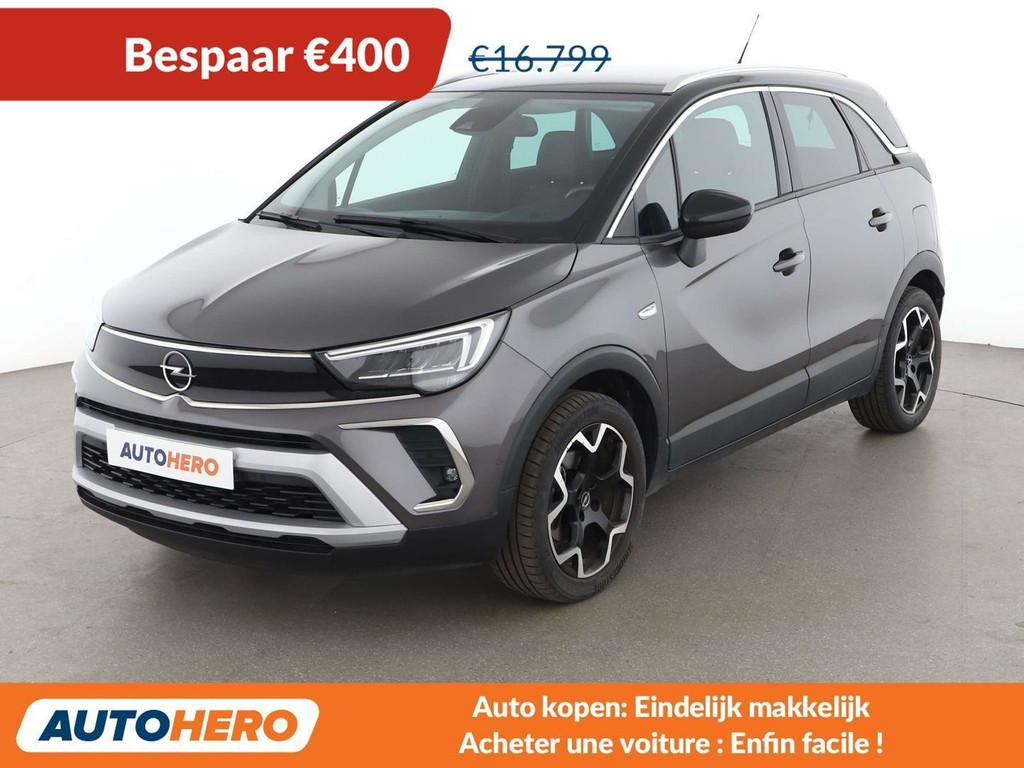 Opel Crossland X 1.2 Turbo Elegance (automatique), 144 g/km, Argent ou Gris, Achat, Détection des panneaux routiers