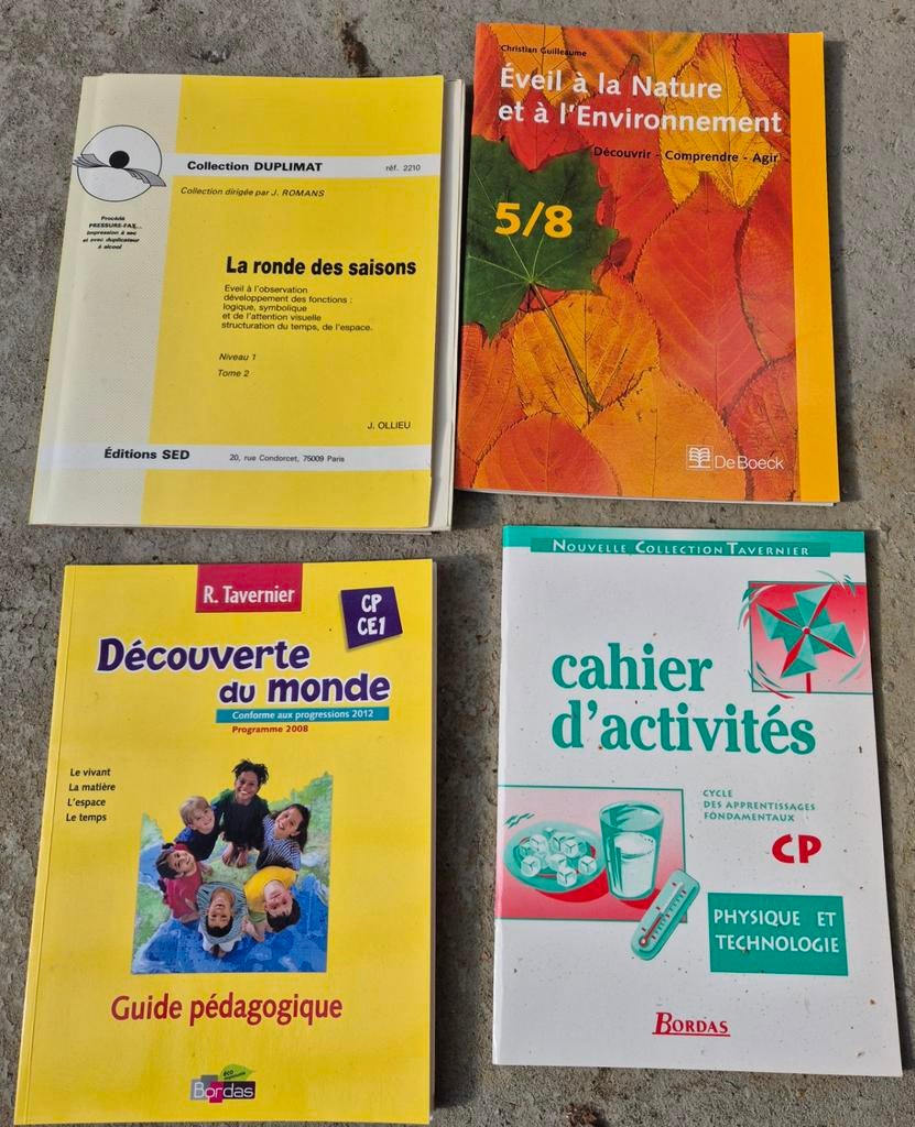 Eveil : manuels pédagogiques, Livres, Enlèvement ou Envoi