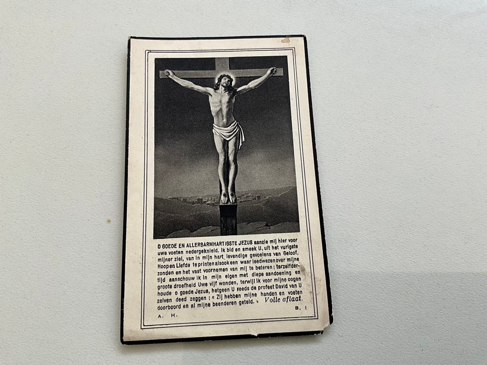 Uniek Genealogisch Pareltje: Origineel Bidprentje (1938), Ophalen of Verzenden, Bidprentje