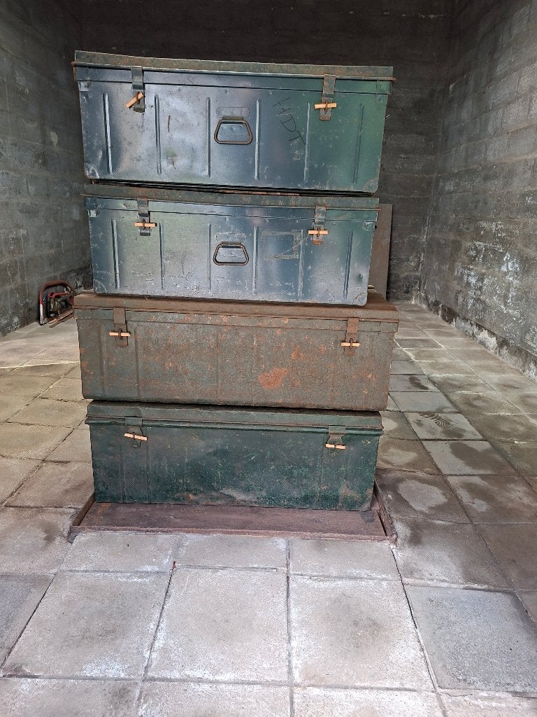 Metalen koffer, Huis en Inrichting, Ophalen, Minder dan 50 cm, Gebruikt, 50 tot 100 cm
