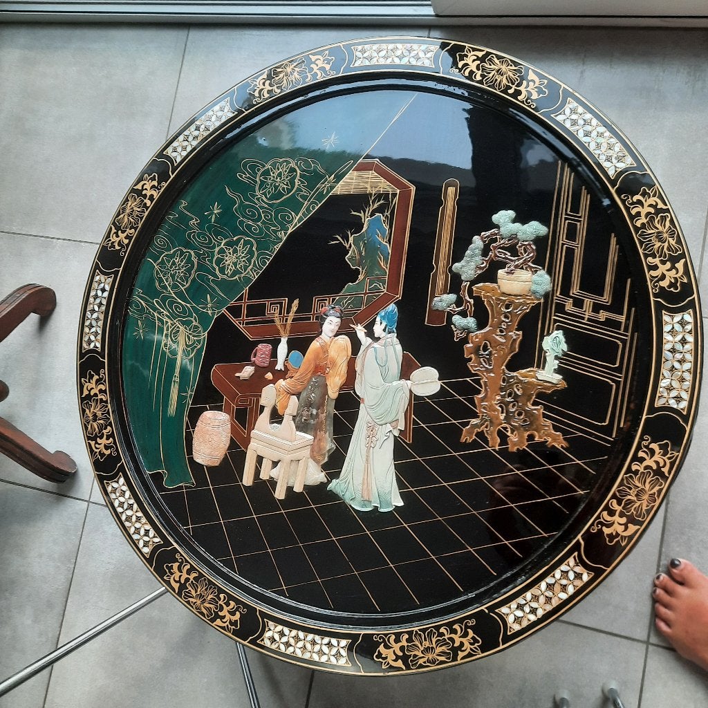 Chinese salontafel, Ophalen, Zo goed als nieuw
